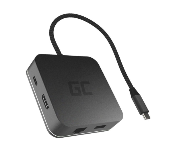 GREENCELL HUB USB-C 6w1 (USB 3.0 HDMI Ethernet USB-C) - 520296 - zdjęcie 3